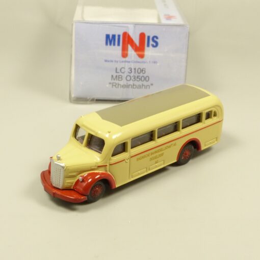 Lemke Minis 1:160 LC3106 MB O3500 Überlandbus Rheinbahn in OVP EX6204