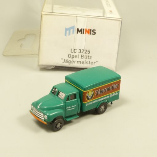 Lemke Minis 1:160 LC3225 Opel Blitz Kastenwagen Jägermeister in OVP EX6183