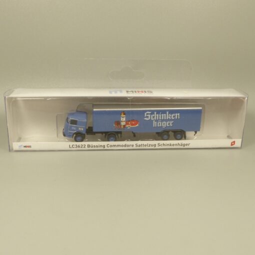 Lemke Minis 1:160 LC3622 Büssing Commodore Sattelzug Schinkenhäger in OVP EX6152 – Bild 4