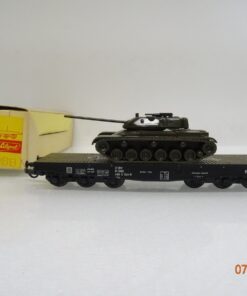 Liliput H0 212 Schwerlasttransporter mit Panzer der ÖBB in OVP BH436