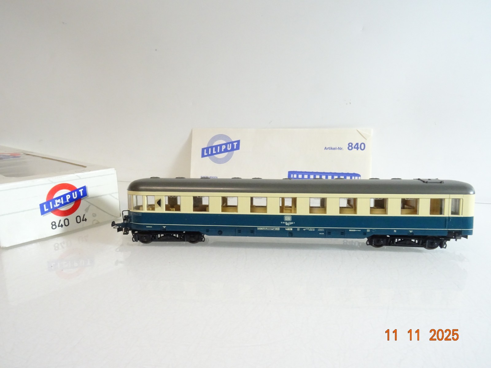 Liliput H0 84004 Kanzelwagen der DB in OVP BH1072