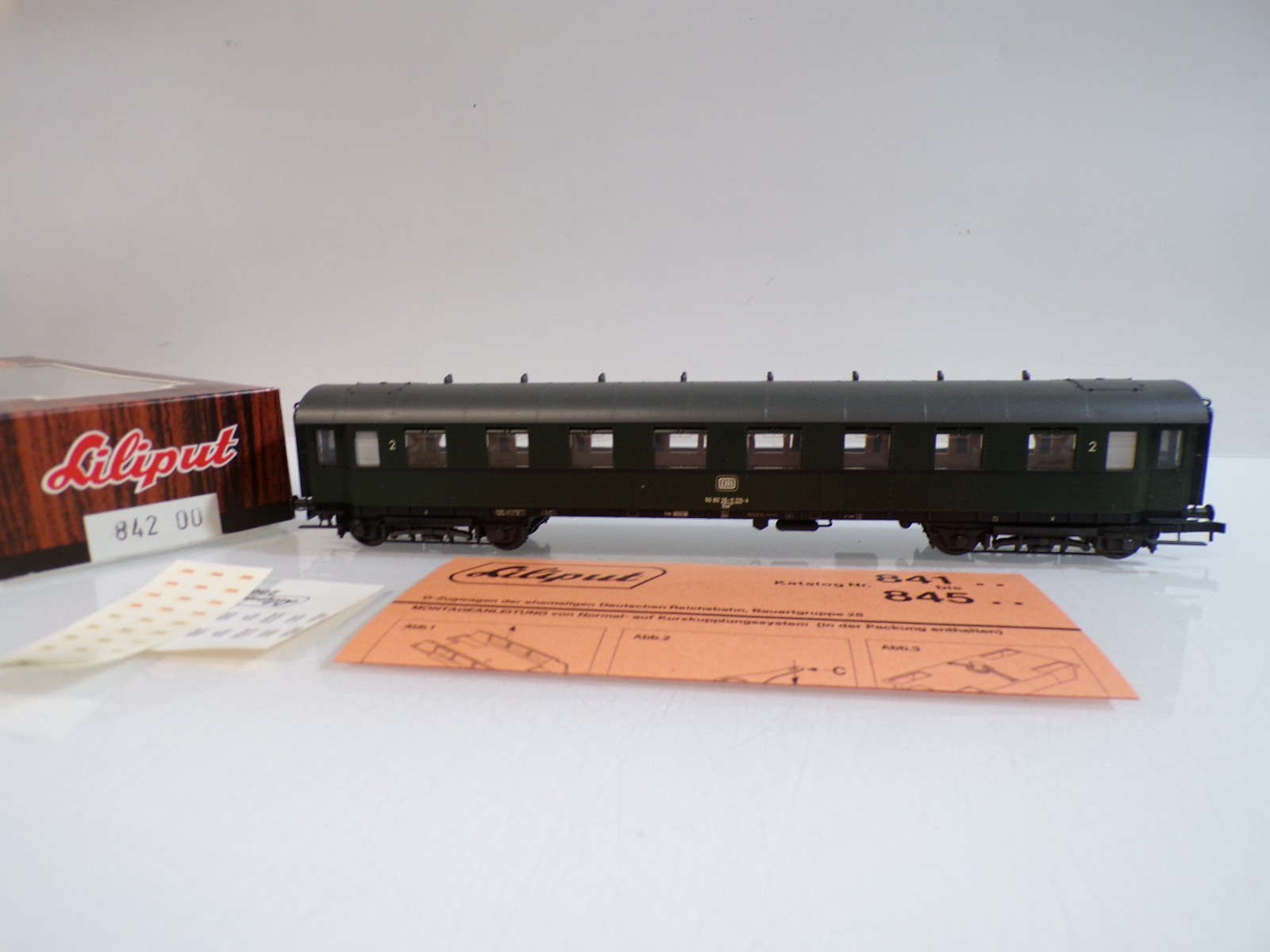 Liliput H0 84200 Personenwagen 2.Kl. der DB in OVP BH2050