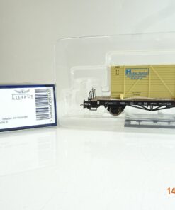 Liliput H0 L221556 Flachwagen beladen mit Holzkiste der DB in OVP PR5270