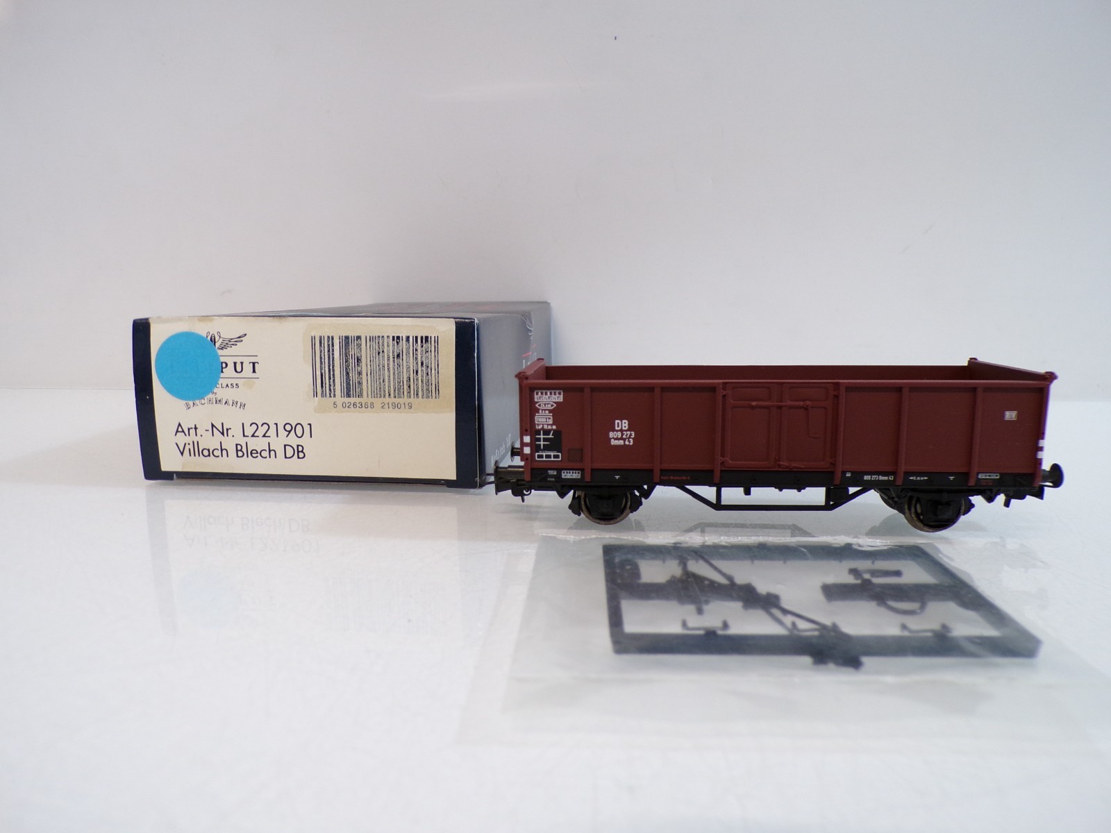 Liliput H0 L221901 offener Güterwagen Villach Blech der DB in OVP BH1779