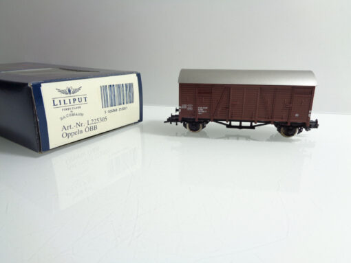 Liliput H0 L225305 Güterwagen mit Bremserbühne der ÖBB in OVP AR2886