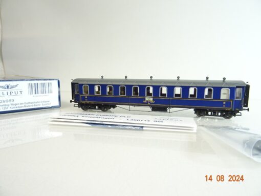 Liliput H0 L329969 Schnellzugwagen 3. Klasse der GB neuwertig in OVP  PR2021 – Bild 3