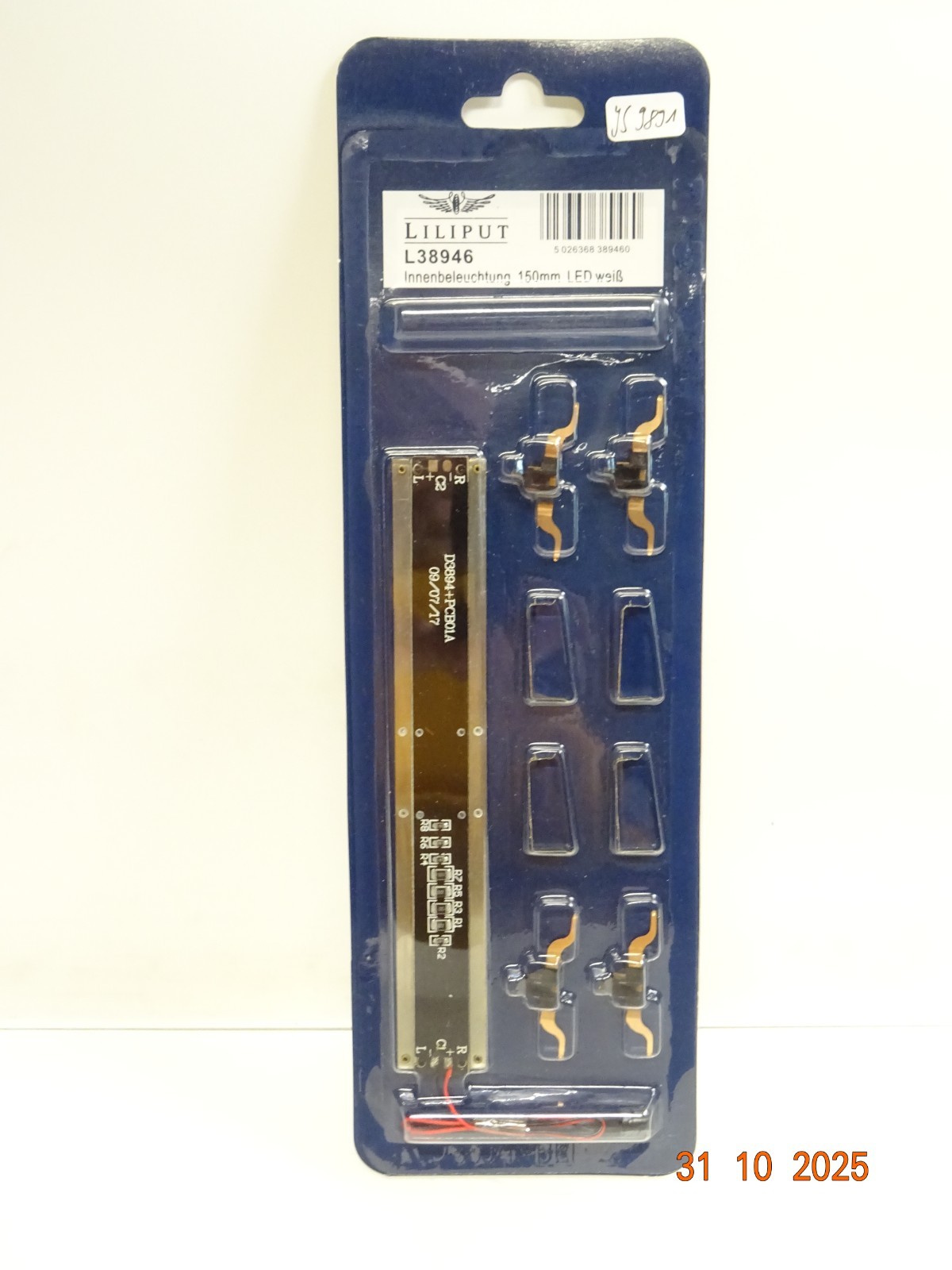 Liliput H0 L38946 Innenbeleuchtung 150 mm LED weiß in OVP JL4018
