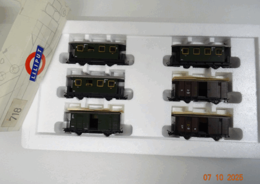 Liliput H0e 718 Wagen-Set Öchsle 6 tlg. in OVP BH410