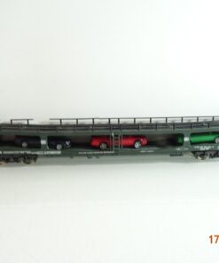 Lima H0 Autotransportwagen 51 80 98-80 021-3 mit 3 PKW der DB RR4655 o.