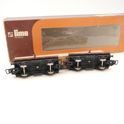 Lima H0 Set Schemelwagen beladen mit Holz in EVP RF2777 – Bild 3