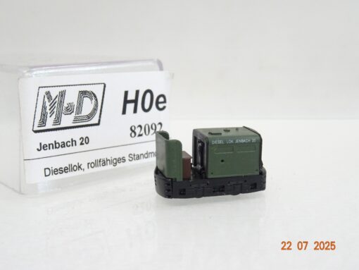 M+D H0e 82092 Jenbacher Feldbahnlok 20 Standmodell in OVP 1738