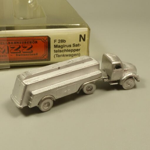 MZZ Modellbahnzubehör Spur N F28b Magirus Sattelschlepper in OVP EX6334 – Bild 3