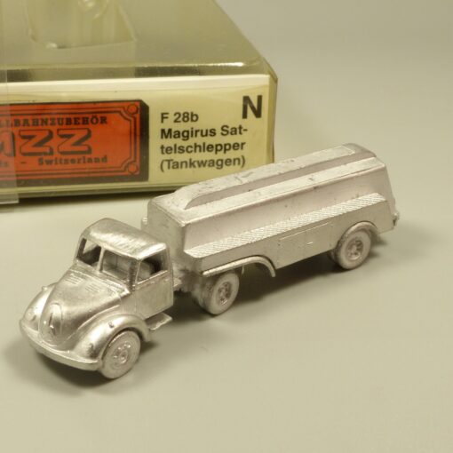 MZZ Modellbahnzubehör Spur N F28b Magirus Sattelschlepper in OVP EX6334