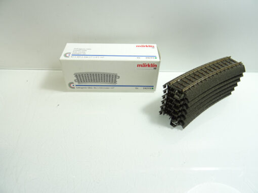 Märklin 24215 C-Gleis gebogenes Gleis R2=437,5 mm 15° 6St.  in OVP CK355