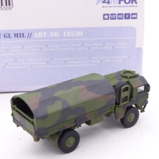 Märklin 4MFOR 1:87 18530 MAN LKW 5T GL MIL Militär in OVP EX5094 – Bild 3