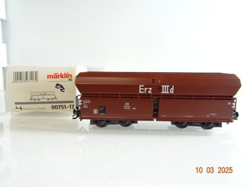 Märklin H0 00751-17 Selbstentladewagen Erz IIId der DB in OVP PR6468