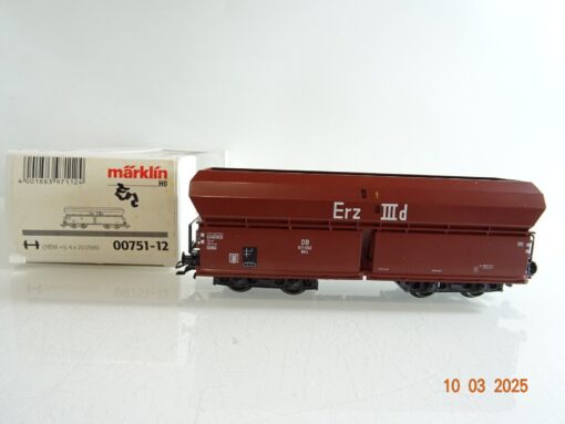 Märklin H0 00751-17 Selbstentladewagen Erz IIId der DB in OVP PR6469