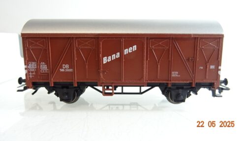 Märklin H0 00755-04 gedeckter Güterwagen Bananen der DB in OVP PR7962 – Bild 3