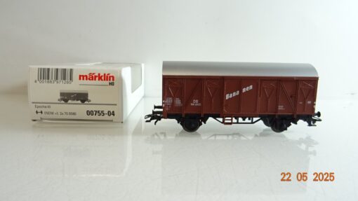 Märklin H0 00755-04 gedeckter Güterwagen Bananen der DB in OVP PR7962