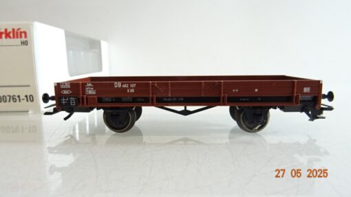Märklin H0 00761-10 Niederbordwagen ohne Traktor der DB in OVP PR8082 – Bild 4
