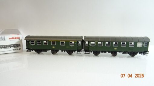 Märklin H0 00770-01 Umbauwagen Paar 1./2.Kl. der DB in OVP PR7026