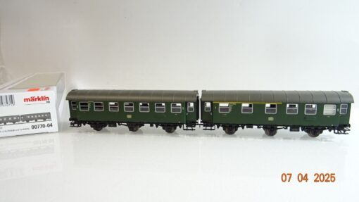 Märklin H0 00770-04 Umbauwagen Paar 1./2.Kl. der DB in OVP PR7027