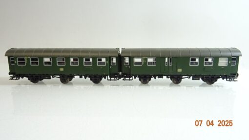 Märklin H0 00770-11 Umbauwagen Paar 2.Kl.Gepäckabt. der DB in OVP PR7031 – Bild 3