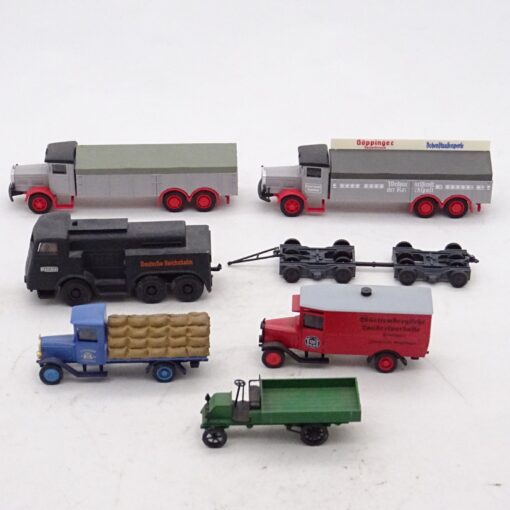 Märklin H0 1:87 6er-Pack alte LKW-Modelle in Tüte siehe Bilder o. EX6992