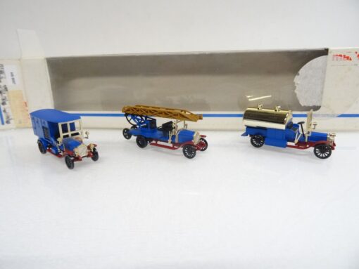 Märklin H0 1886 Metallmodell 3-tlg. Set Oldtimer Feuerwehr in OVP QR8942 – Bild 3