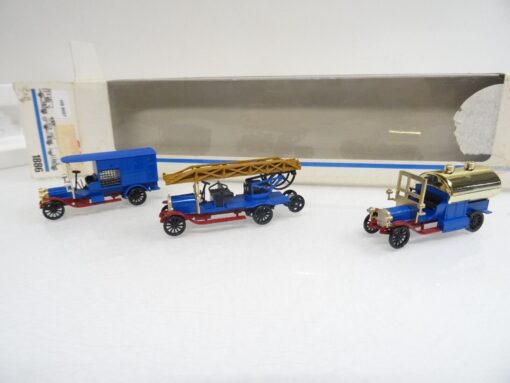 Märklin H0 1886 Metallmodell 3-tlg. Set Oldtimer Feuerwehr in OVP QR8942