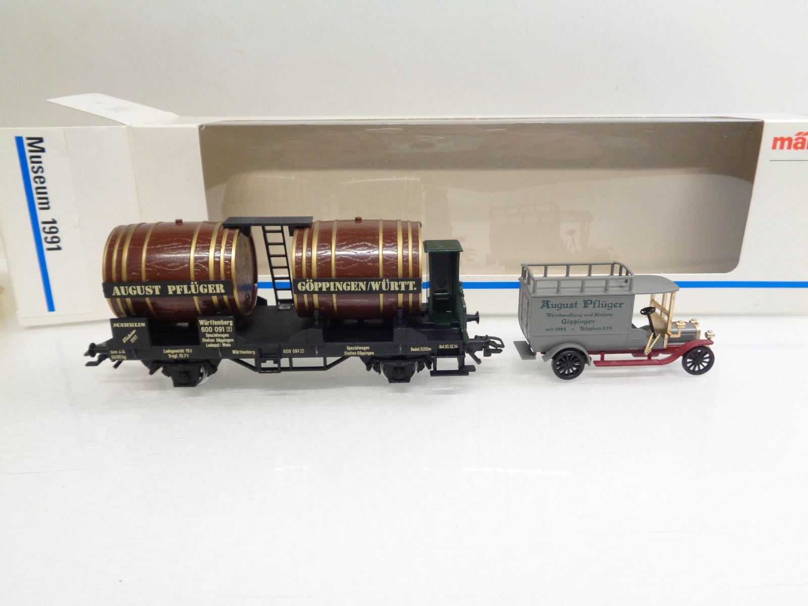 Märklin H0 1991 Museumswagen 1991 August Pflüger Göppingen in OVP RR4844 – Bild 3