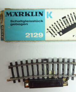 Märklin H0 2129 K-Gleis Schaltgleis gebogen in der OVP CK7946