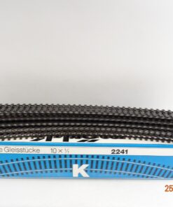 Märklin H0 2241 K Gleis Gebogene Gleisstücke 1/1 10Stück in OVP siehe Foto PK24
