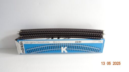 Märklin H0 2241 K Gleis Gebogene Gleisstücke 1/1 7Stück in OVP CK8163
