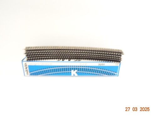 Märklin H0 2251 K Gleis gebogen 10 Stück siehe Foto in OVP CK7071