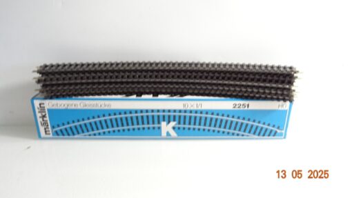 Märklin H0 2251 K Gleis gebogen 10 Stück siehe Foto in OVP CK8161