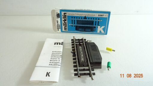 Märklin H0 2297 gerades Entkupplungsgleisstück 1/2  in OVP RR2699