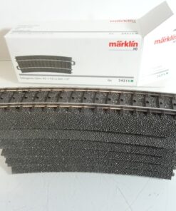 Märklin H0 24215 C Gleis Gleise gebogenen R2=437,5 mm 6 Stück in OVP QR7113