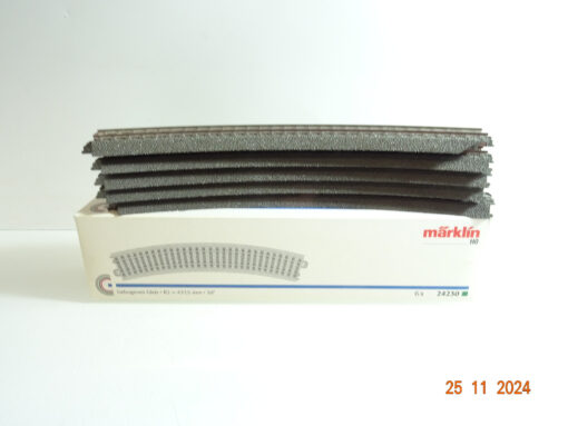 Märklin H0 24230 Gebogenes Gleis Radius 2=437,5 mm 30° 5Stück in OVP CK4332