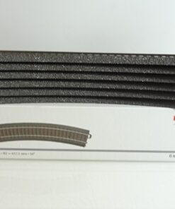 Märklin H0 24230 Gebogenes Gleis Radius 2=437,5 mm 30° 6Stück in OVP CK9638