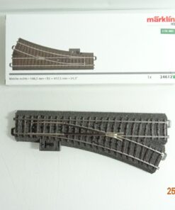 Märklin H0 24612 Weiche rechts mit Antrieb u. Decoder siehe Foto in OVP CK6279
