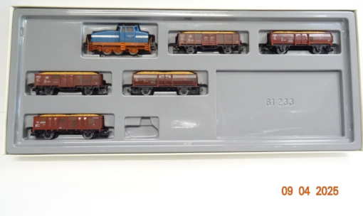 Märklin H0 2861 Zug-Set 6tlg. Rübenzug mit Diesellok DHG 500 in OVP LE9959