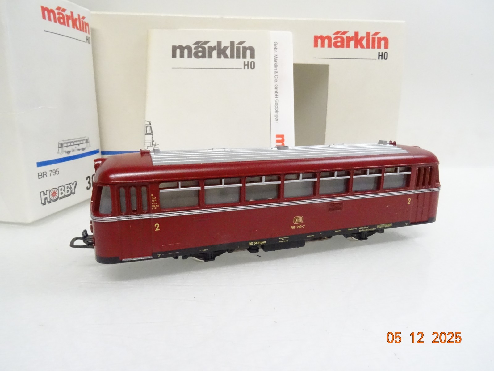 Märklin H0 3016 Schienenbus BR 795 299-7 der DB in OVP JL4887