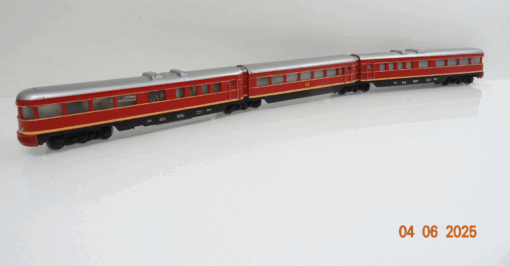 Märklin H0 3025 Schnelltriebwagenzug 3tlg. Guß  Originalzustand JL921 o. – Bild 6