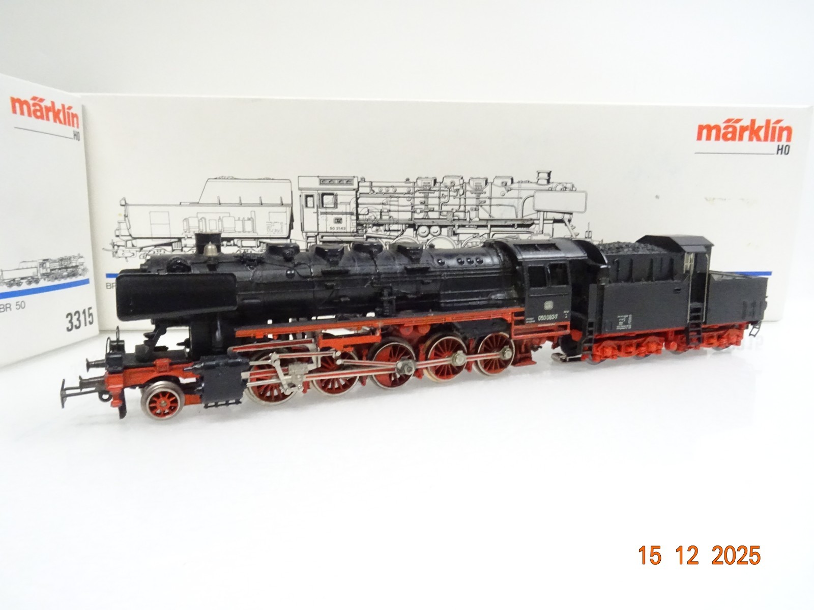 Märklin H0 3084 Dampflok BR 050 082-7 der DB Kabinentender in EVP JL5107