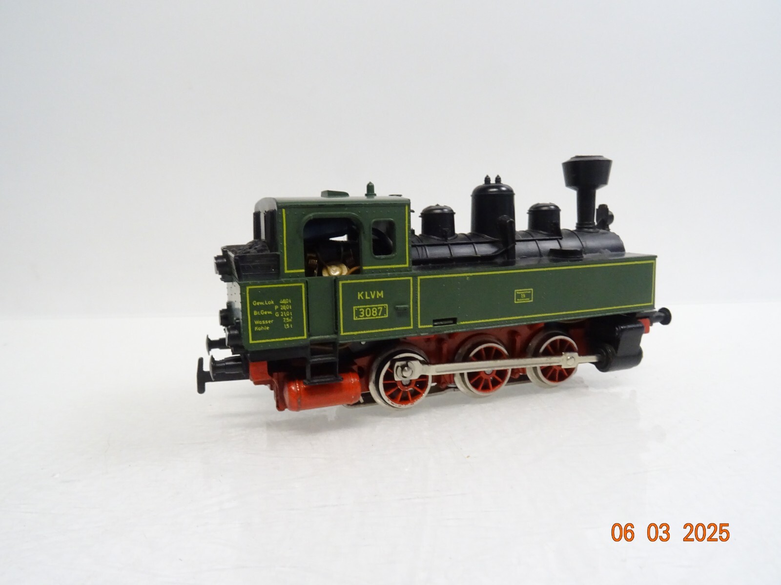 Märklin H0 3087 Dampflok KLVM in OVP LE9220 – Bild 3
