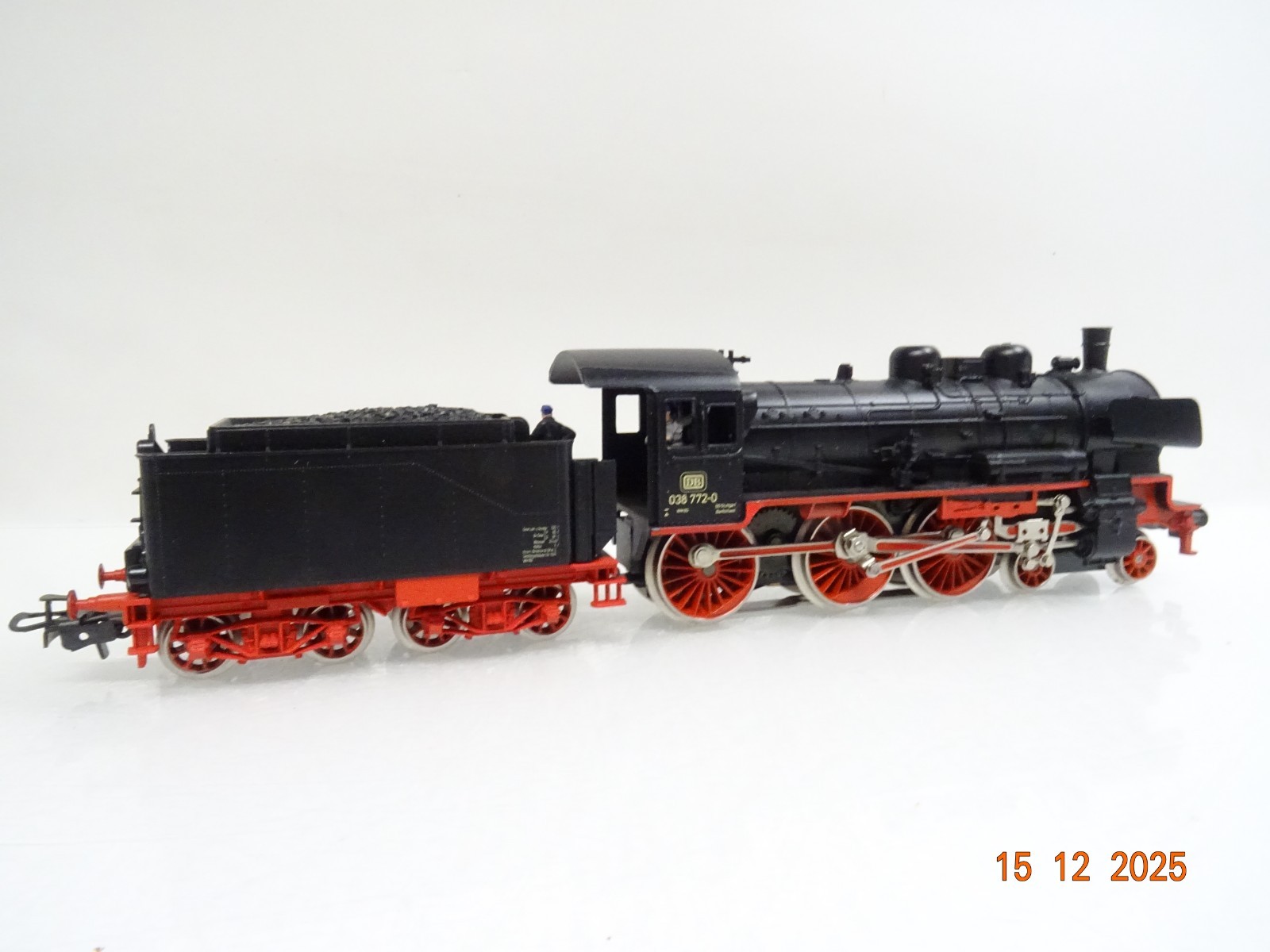 Märklin H0 3099 Dampflok BR 038 772-0 der DB in OVP JL5103 – Bild 3
