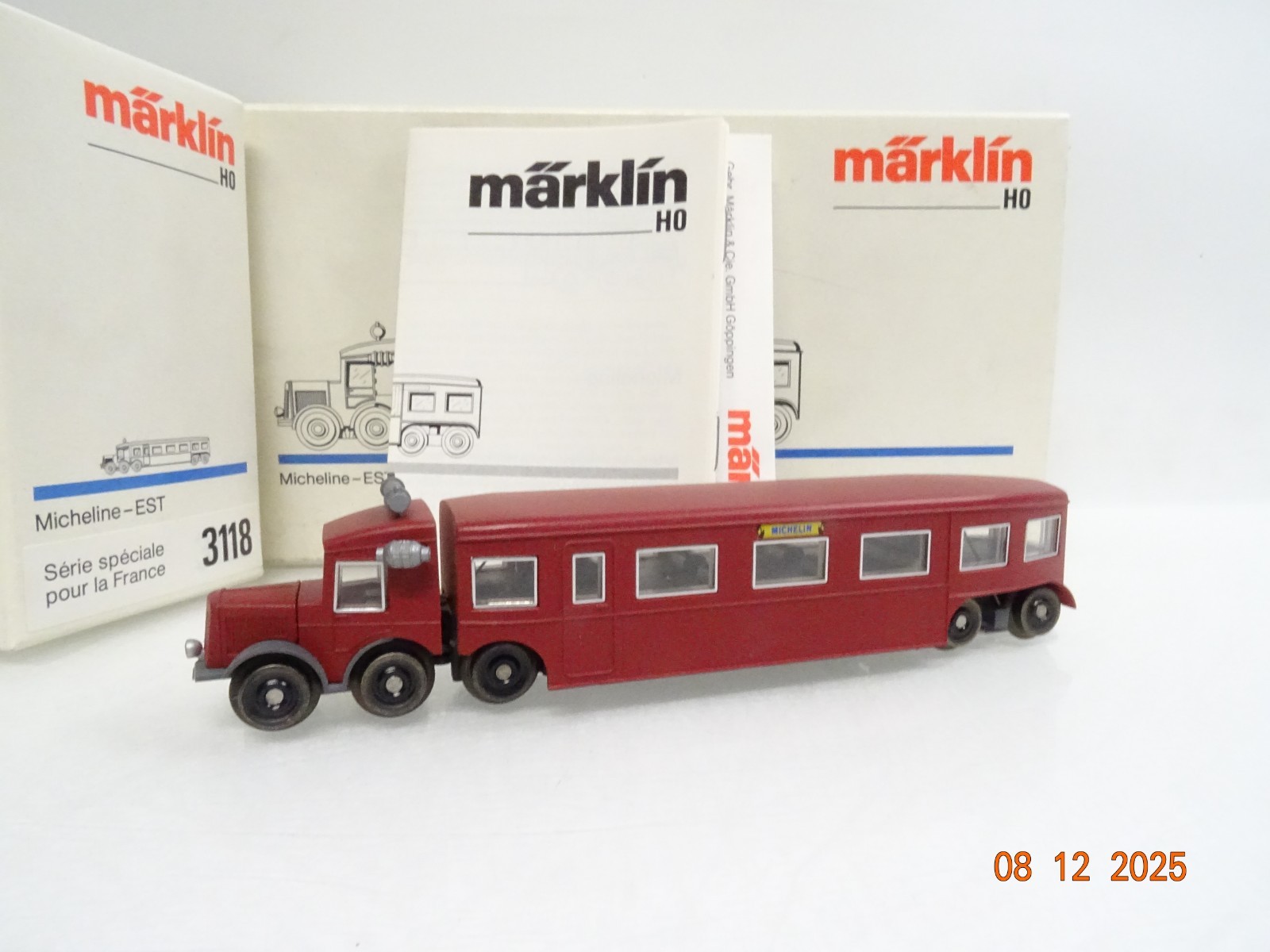 Märklin H0 3124 Frankreich Schienenbus Micheline der SNCF in OVP JL4941