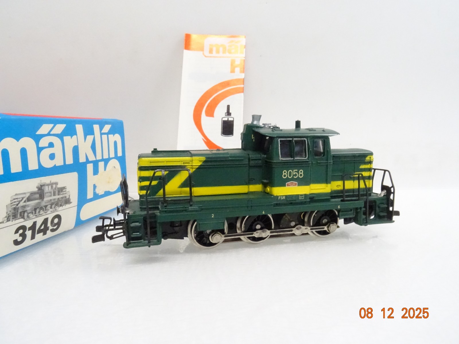 Märklin H0 3149 Belgien Diesellok 8058 FSR der SNCB in OVP JL4897