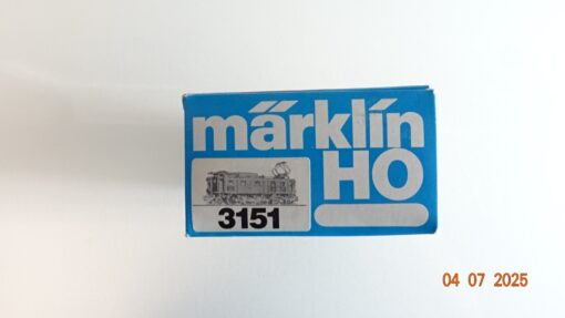 Märklin H0 3151 E-Lok Leerverpackung siehe Foto CK9362